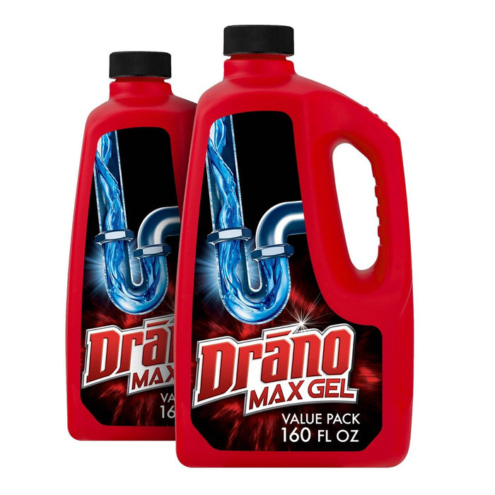 Drano Max Gel Clog Remover - 160 fl oz/2ct