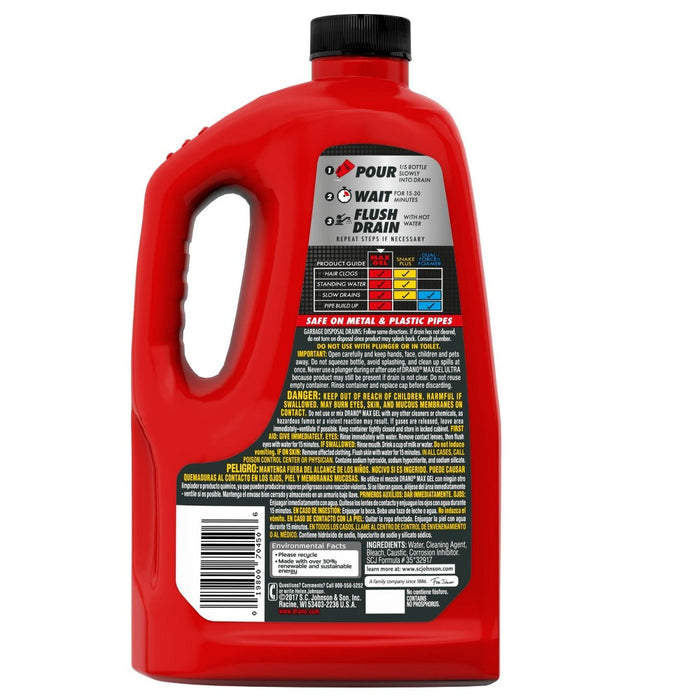 Drano Max Gel Clog Remover - 160 fl oz/2ct