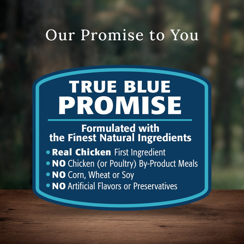 Blue Buffalo Wilderness High Protein Natural Small Breed Adult Dry Dog Food plus Wholesome Grains with Chicken - 13lbs