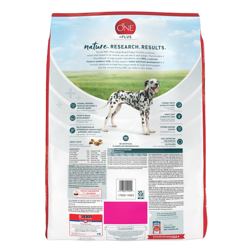 Purina ONE SmartBlend Large Breed Puppy Chicken Flavor Dry Dog Food - 16.5lbs (LOCAL PICKUP ONLY)