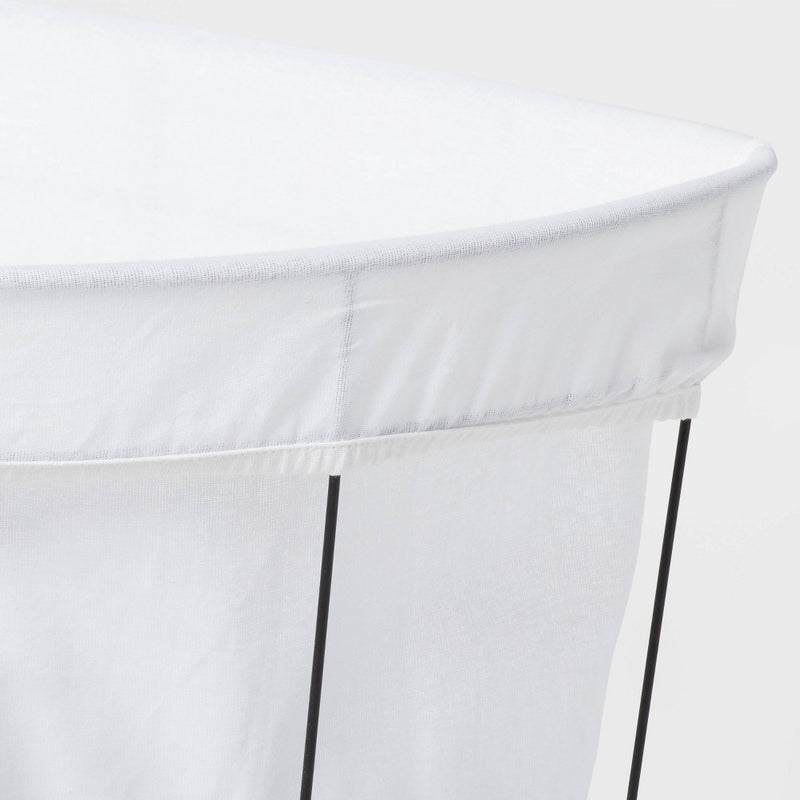 Metal Wire Hamper with Fabric Liner - Brightroom (LOCAL PICKUP ONLY)