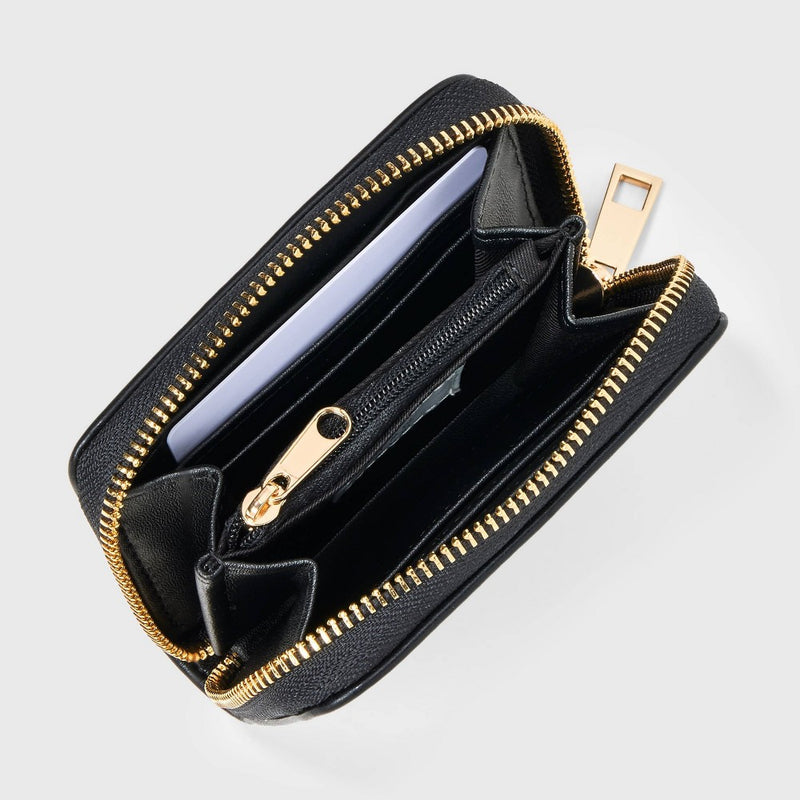 Small Zip Wallet - A New Day Black