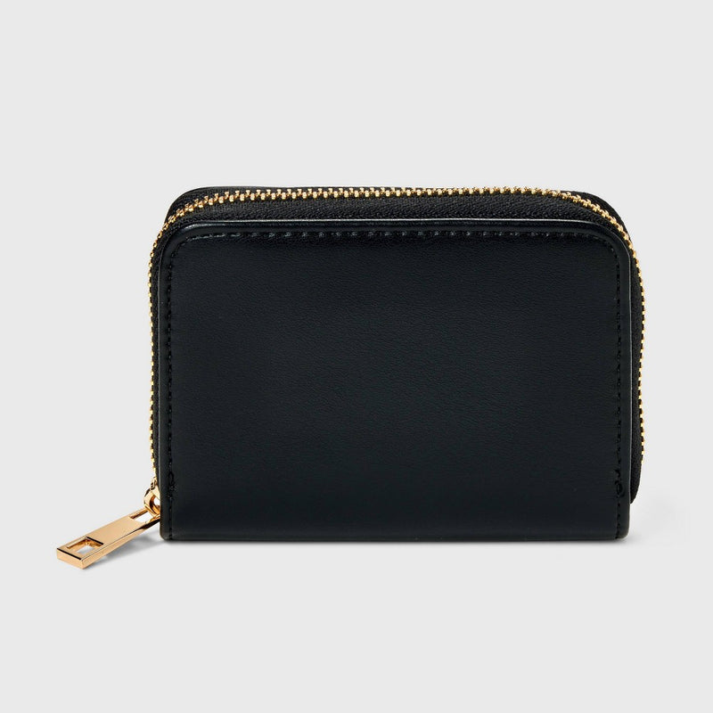Small Zip Wallet - A New Day Black