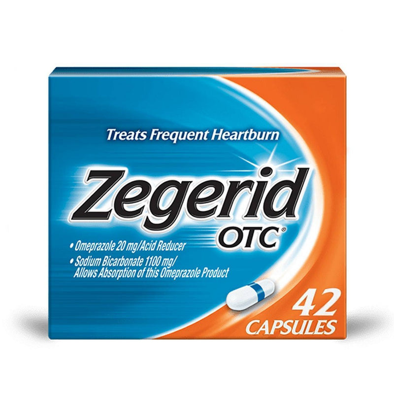Zegerid OTC Omeprazole 20mg and Sodium Bicarbonate Acid Reducer - 42ct