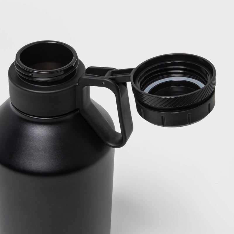 64oz Stainless Steel Growler Black - Embark