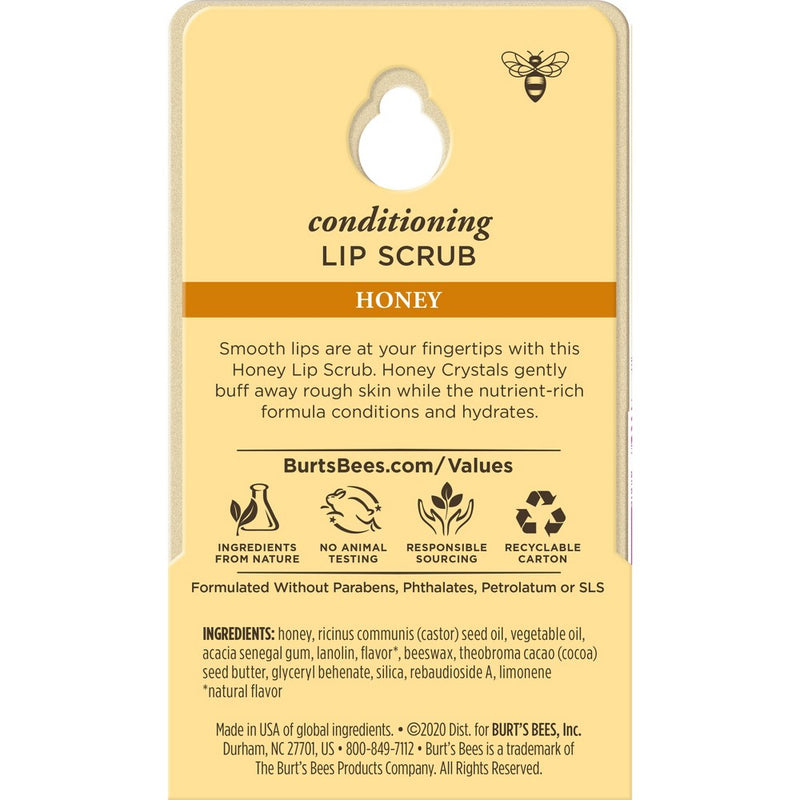 Burt's Bees Natural Conditioning Lip Scrub with Exfoliating Honey Crystals - 0.25oz