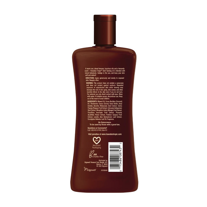 Hawaiian Tropic Dark Tanning Oil - 8oz