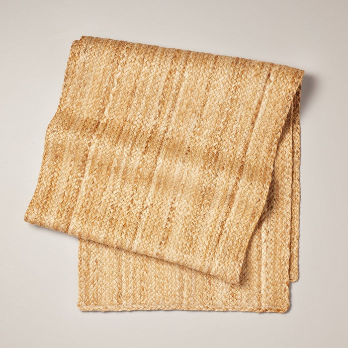 20"x90" Natural Jute Braided Table Runner - Hearth & Hand with Magnolia