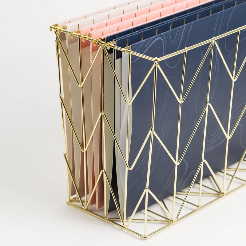 U Brands 6ct Hanging File Folders Natural Contours