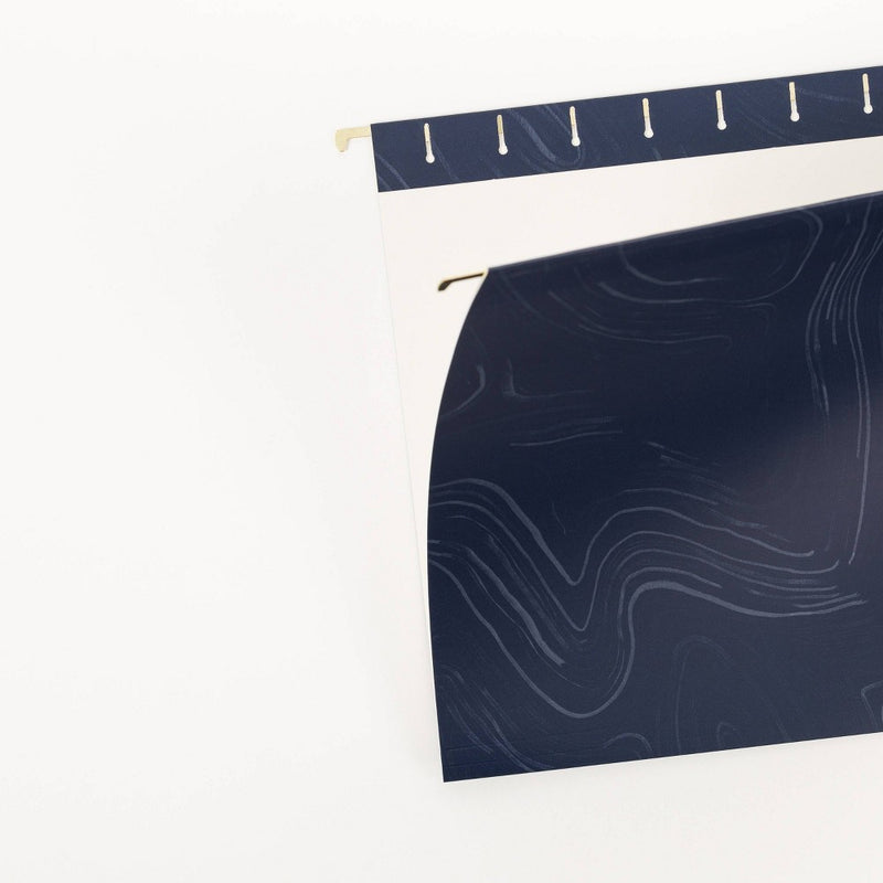 U Brands 6ct Hanging File Folders Natural Contours