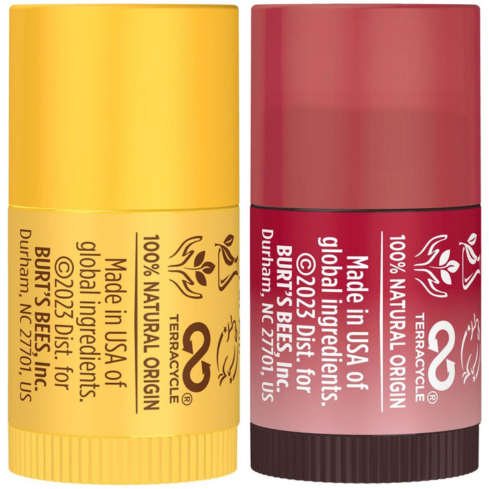 Burt's Bees Beeswax + TLB + Red Dahlia Mini Lip Balms Gift Set - 2ct