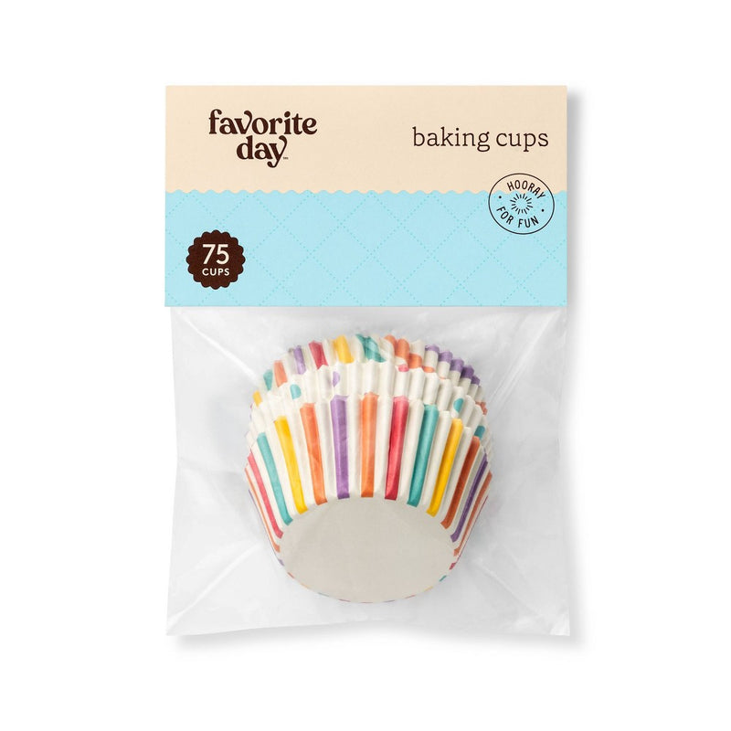Patterned Baking Cups - 75ct - Favorite Day