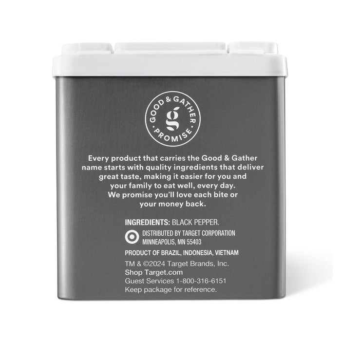Ground Black Pepper - 3oz - Good & Gather
