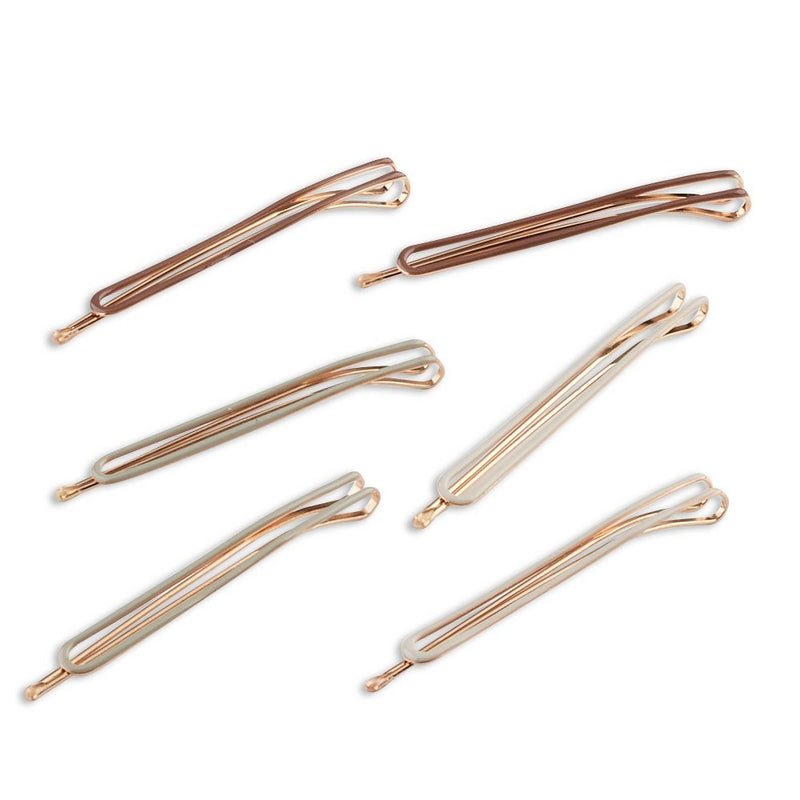 scunci Enamel Bobby Pins - 6pk