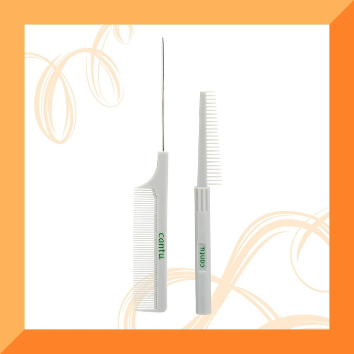 Cantu Style Part & Twist Comb Set - 2ct