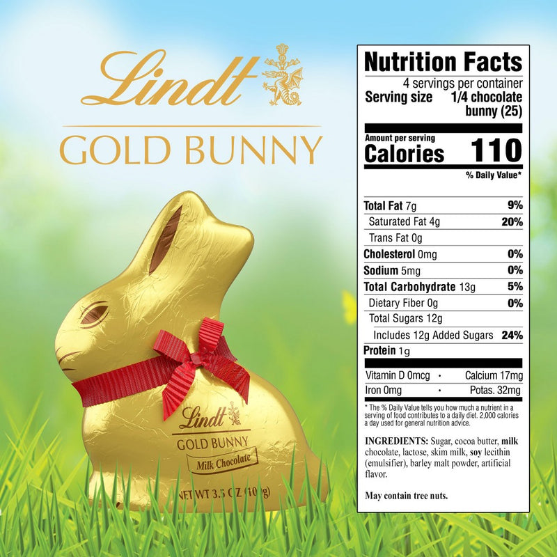 Lindt Easter Milk Chocolate Gold Bunny - 3.5oz