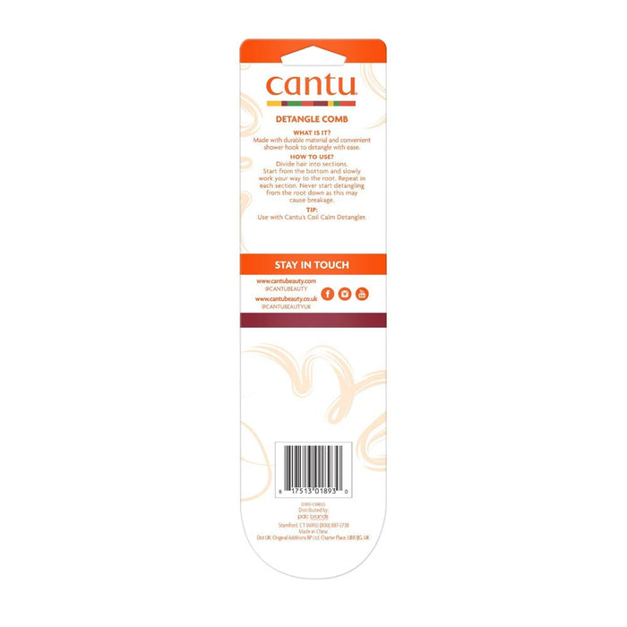 Cantu Sturdy Detangle Comb - 1ct