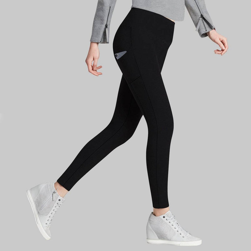 Hanes Slim Straight Tech Pocket Leggings - Black L