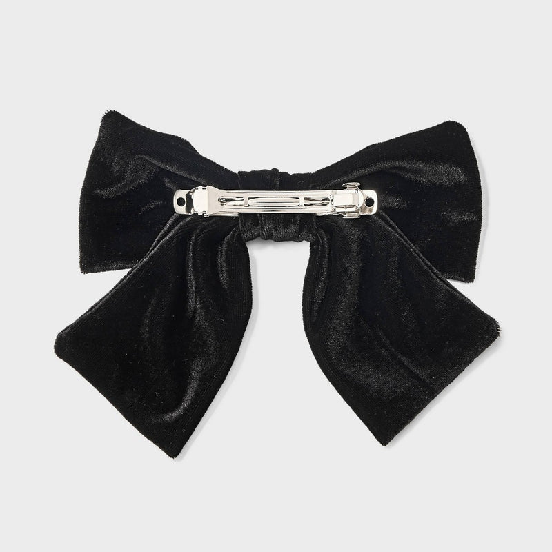 Girls' 4pk Velvet Bow and Bobby Hair Clips - Cat & Jack Gold/Black
