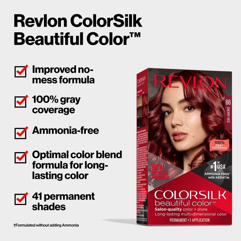 Revlon Colorsilk Beautiful Color Permanent Hair Color with 100% Gray Coverage - 004 Ultra Light Natural Blonde - 4.4 fl oz