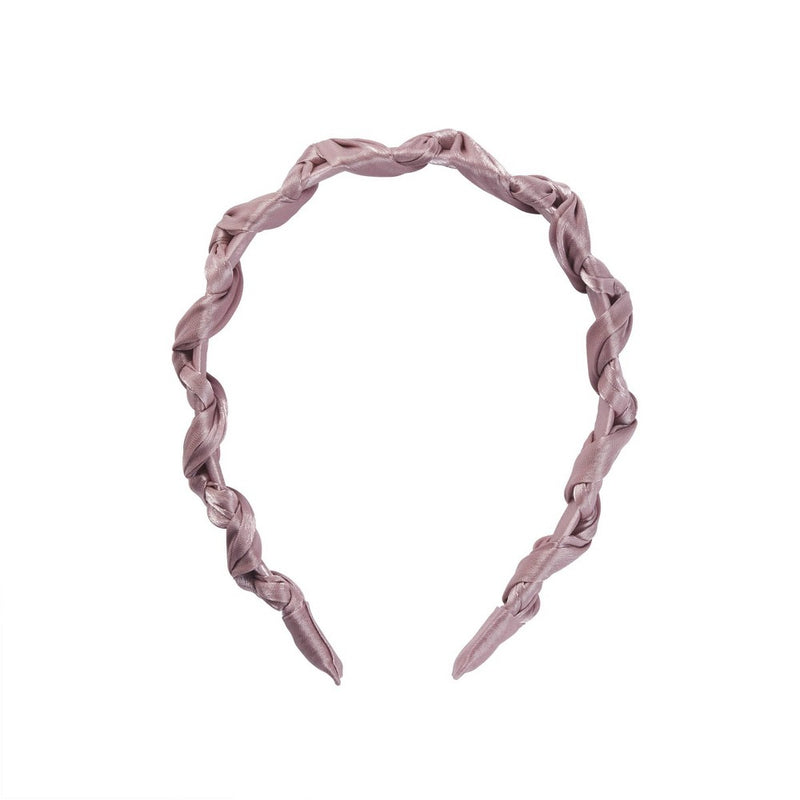 scunci Collection Braided Shimmery Headband - Pink