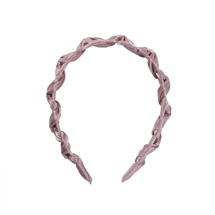 scunci Collection Braided Shimmery Headband - Pink