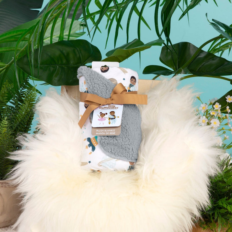 little muffincakes Plush Blanket - Ashton