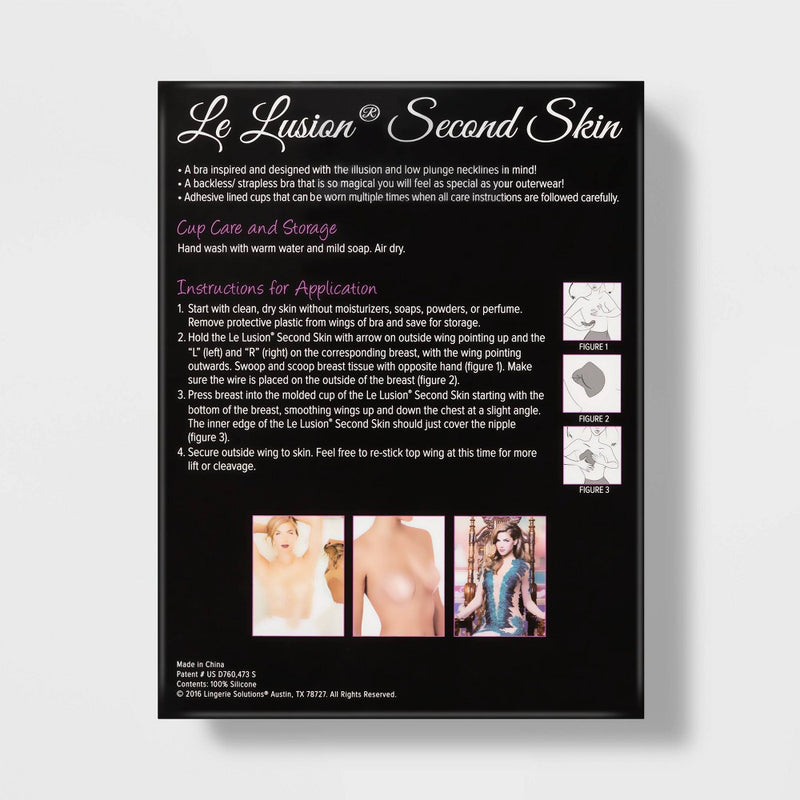 Fashion Forms Women's Le Lusion Adhesive Strapless Backless Second Skin Bra - Nude A