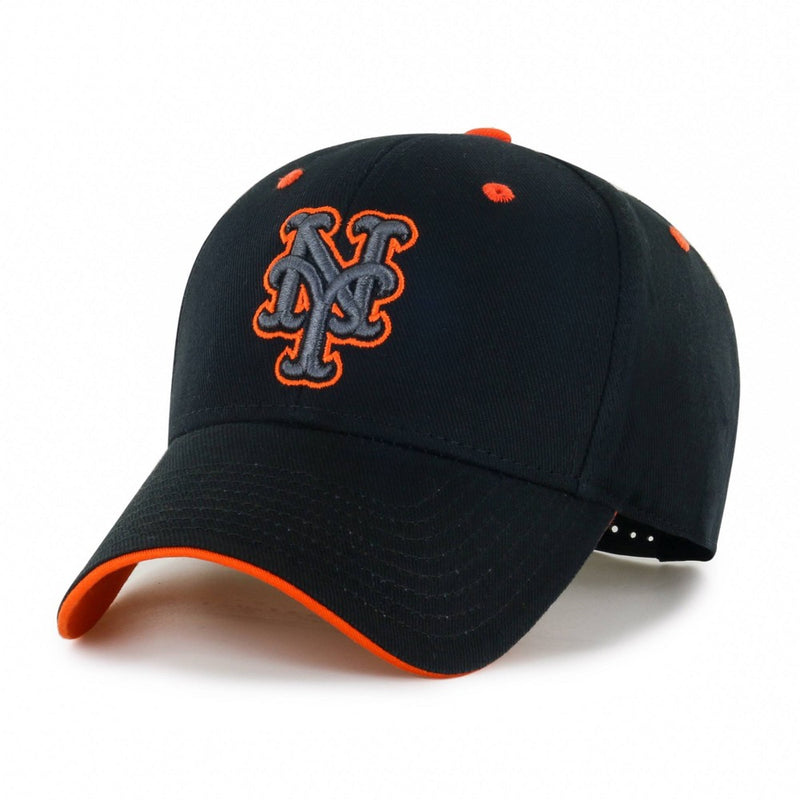 MLB New York Mets Boys' Moneymaker Snap Hat - Black