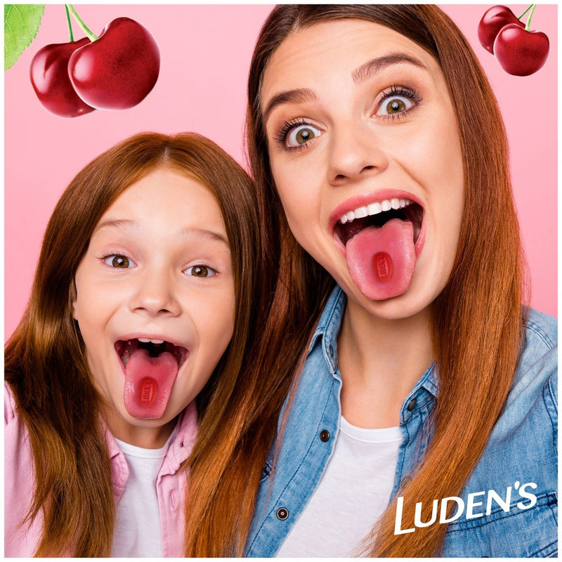 Luden's Soothing Throat Drops for Sore & Irritated Throats - Wild Cherry - 90ct