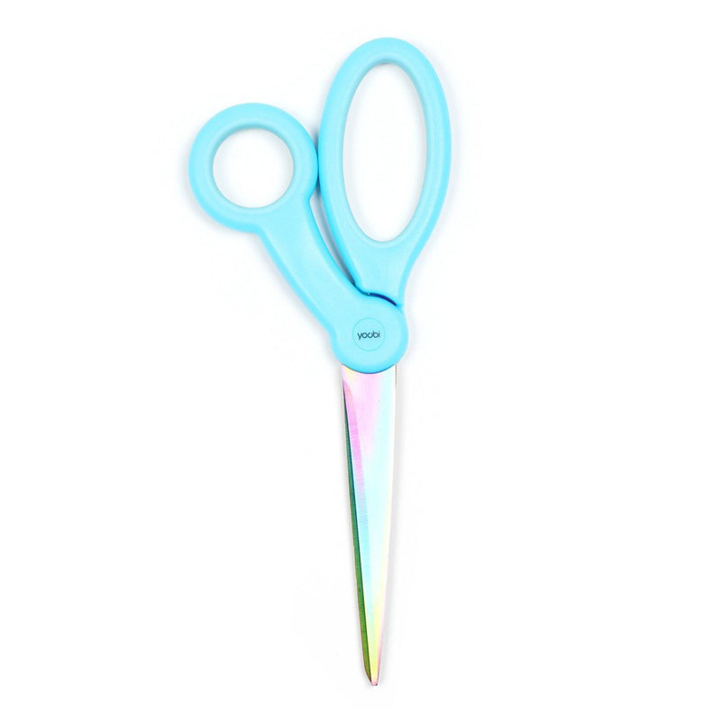 Yoobi Adult Scissor Blue Oil Slick