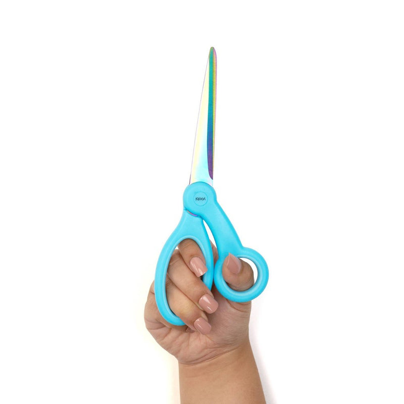 Yoobi Adult Scissor Blue Oil Slick