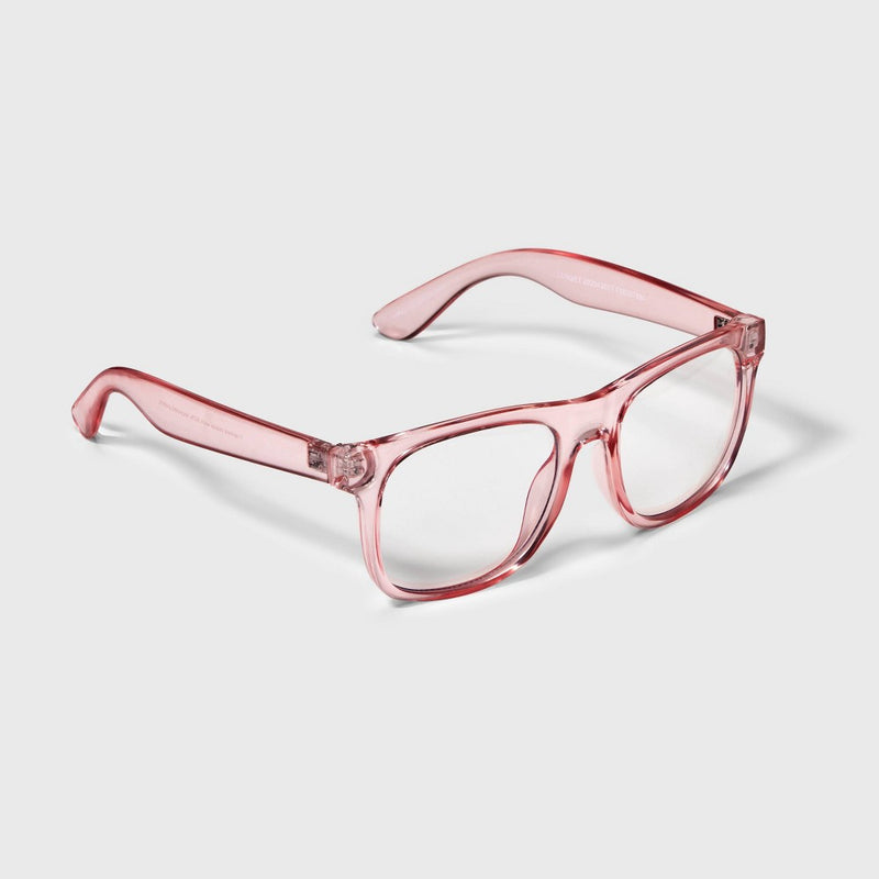 Kids' Blue Light Filtering Surfer Shade Glasses - Cat & Jack Pink