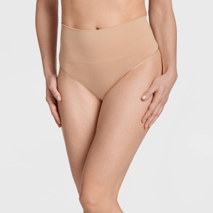 Jockey Generation Women's Slimming Thong - Beige L