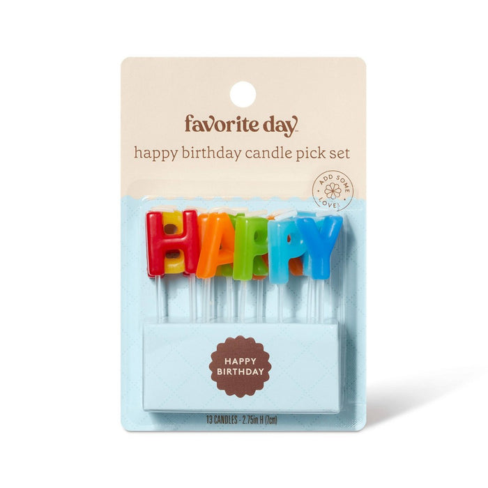 Happy Birthday Candles - 13ct - Favorite Day