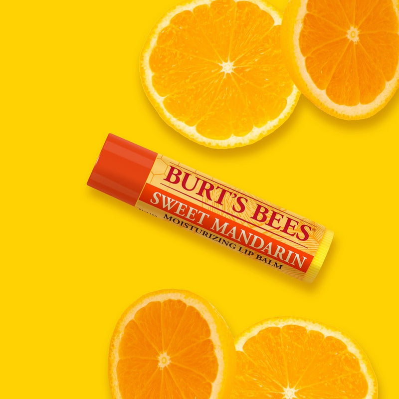 Burt's Bees Moisturizing Lip Balm - Sweet Mandarin - 0.15oz