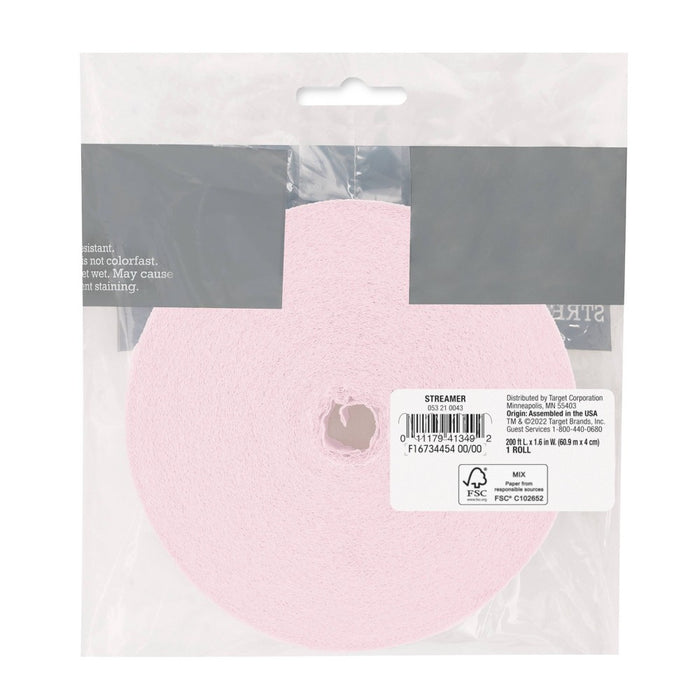 Crepe Paper Streamer Pink - Spritz