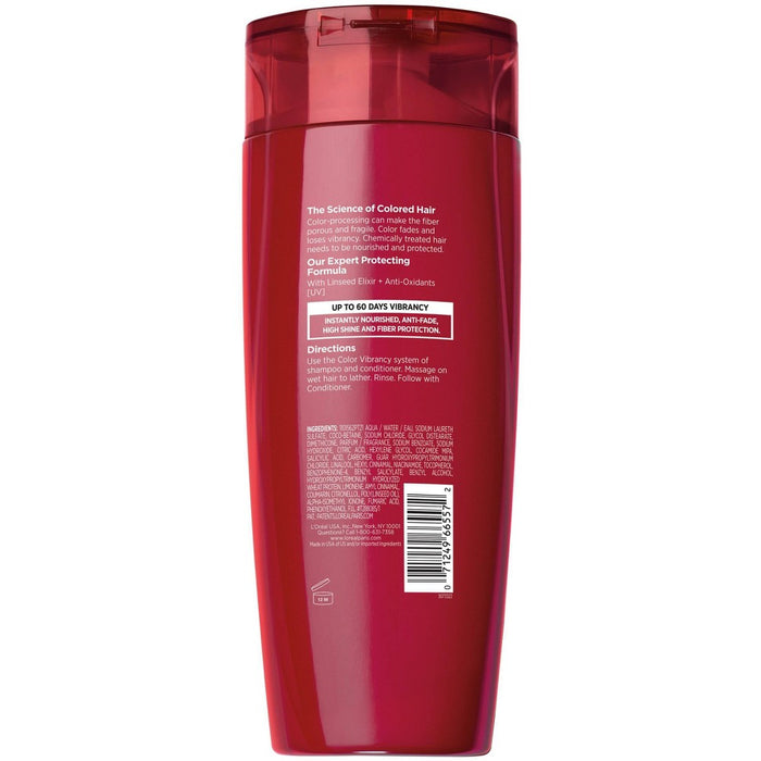 L'Oreal Paris Elvive Color Vibrancy Protecting Shampoo for Color Treated Hair - 13.5 fl oz