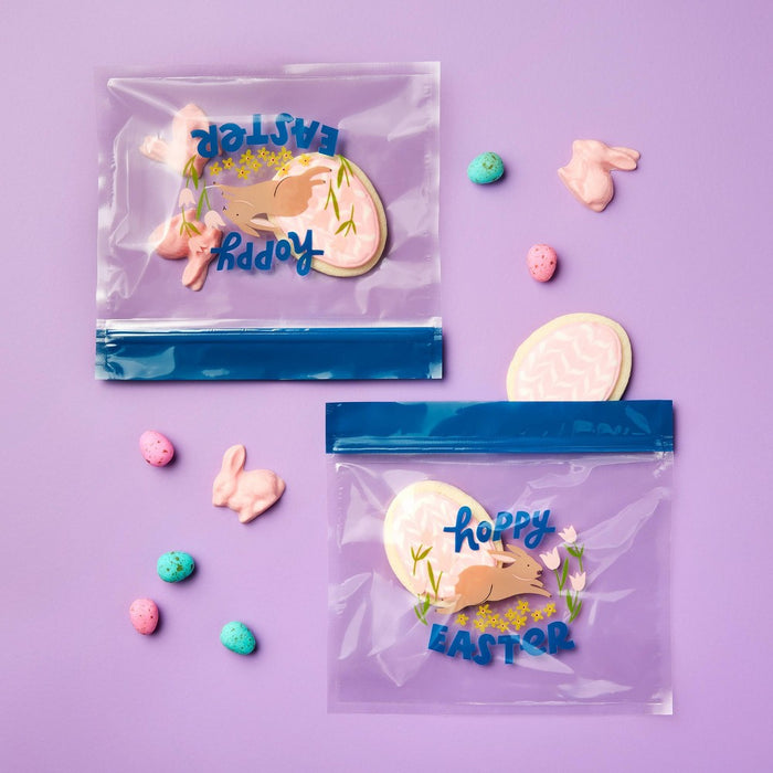 20ct Hoppy Easter Resealable Treat Bags - Spritz