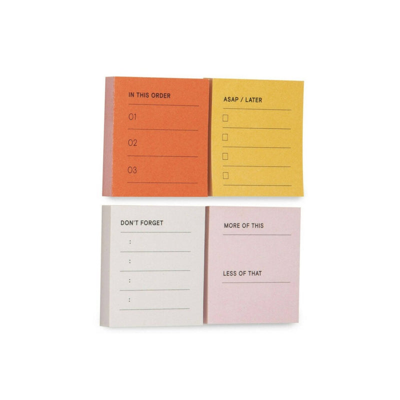 Post-it To Do Mini 4-square Notes 4"x1.4"x1.4"