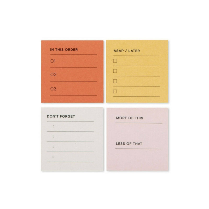 Post-it To Do Mini 4-square Notes 4"x1.4"x1.4"