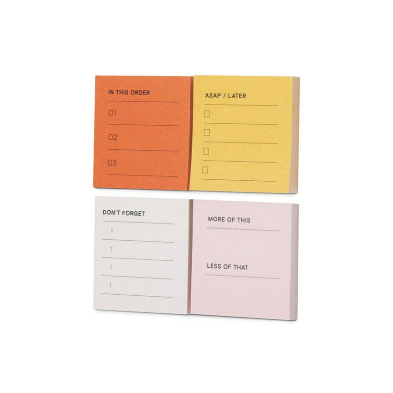 Post-it To Do Mini 4-square Notes 4"x1.4"x1.4"