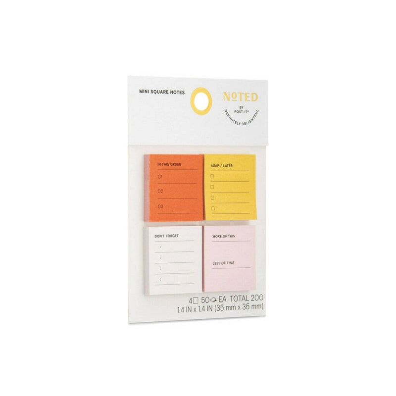 Post-it To Do Mini 4-square Notes 4"x1.4"x1.4"