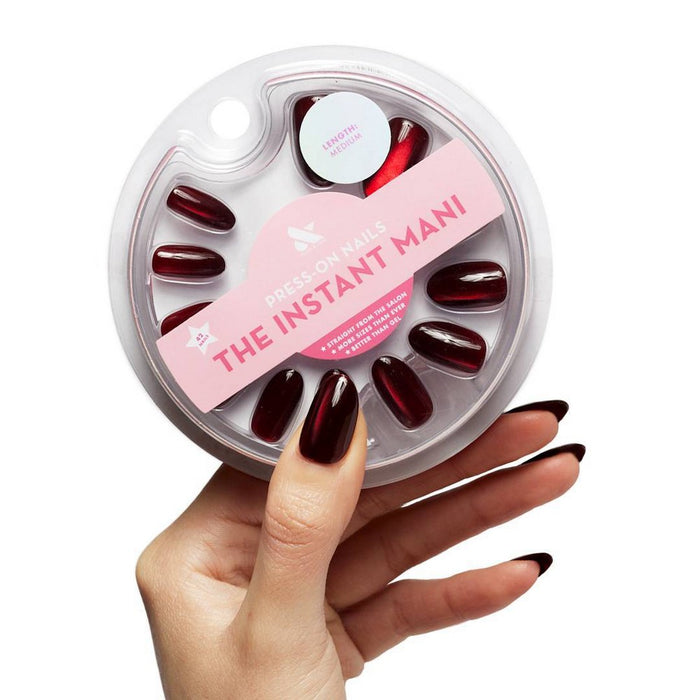Olive & June Press-On Oval Medium Fake Nails - Velvet - 42ct