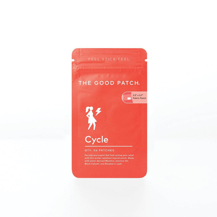 The Good Patch Cycle Plant-Based Vegan Wellness Patch - 4ct