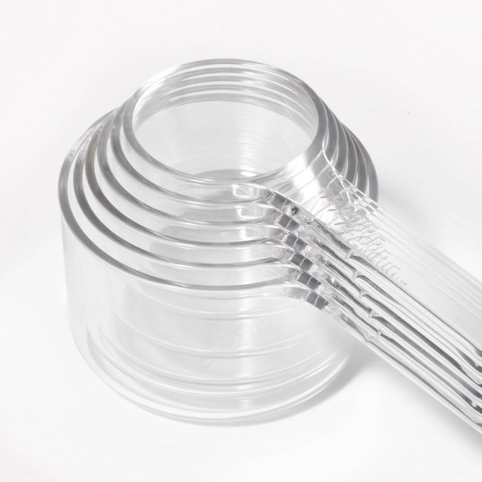 6pc Tritan Plastic Measuring Cups Clear - Figmint