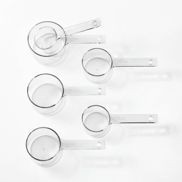 6pc Tritan Plastic Measuring Cups Clear - Figmint