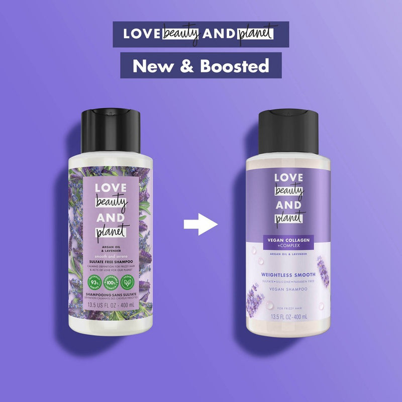 Love Beauty and Planet Argan Oil & Lavender Sulfate Free Shampoo - 13.5 fl oz