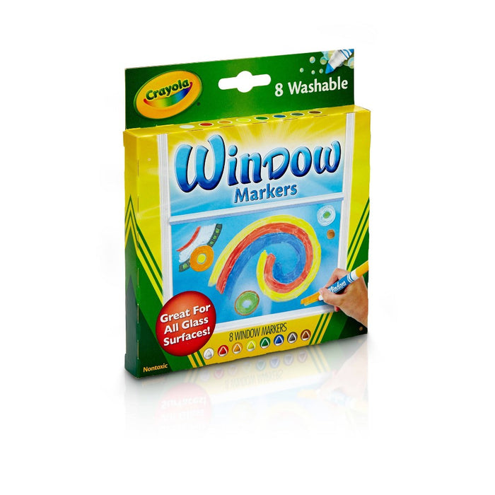 Crayola 8ct Washable Window Markers