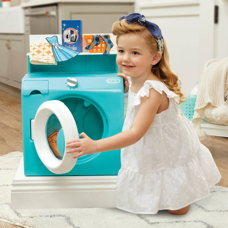 Little Tikes Retro '50s Inspired Washer Dryer Laundry Washing Machine